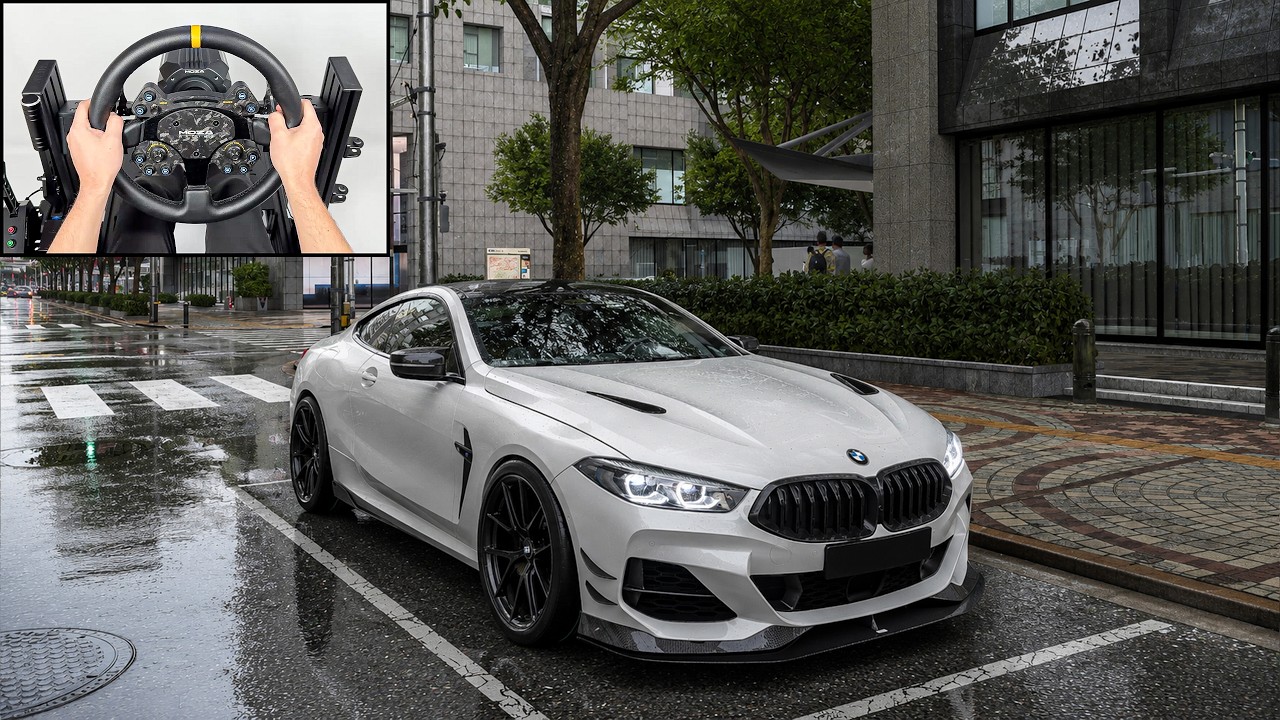 BMW M8 Competition | Forza Horizon 6 | Steering Wheel Gameplay