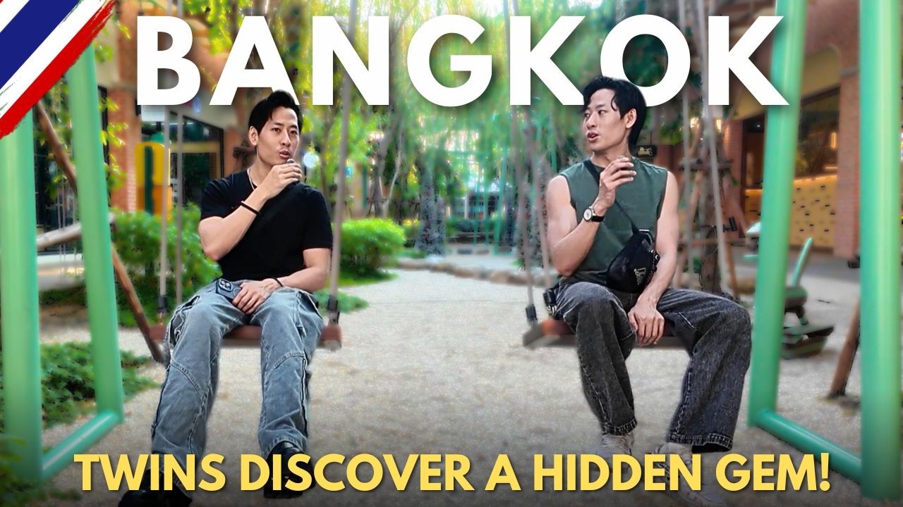 Twins Explore a HIDDEN GEM in BANGKOK! 🇹🇭 + Honest Q&A about Life in Thailand 👀