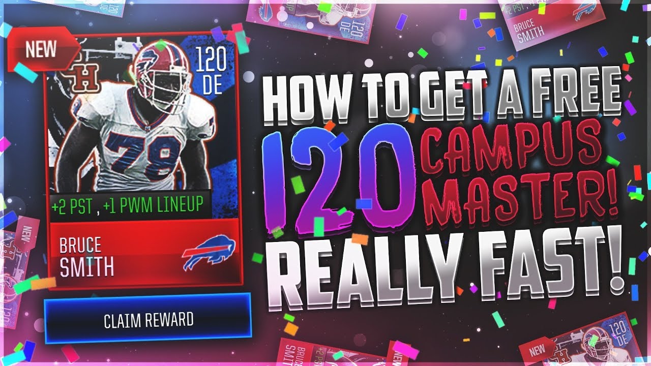 ULTIMATE GUIDE to A FREE 120 OVERALL CAMPUS HERO MASTER!? SUPER FAST! (Step-By-Step) BREAKDOWN!