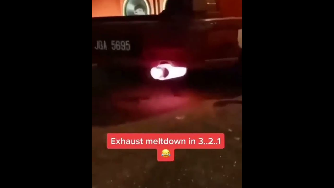 His Exhaust is about to MELT 💥| Crazy Tuner Car Backfire ❤️&zwj;🔥