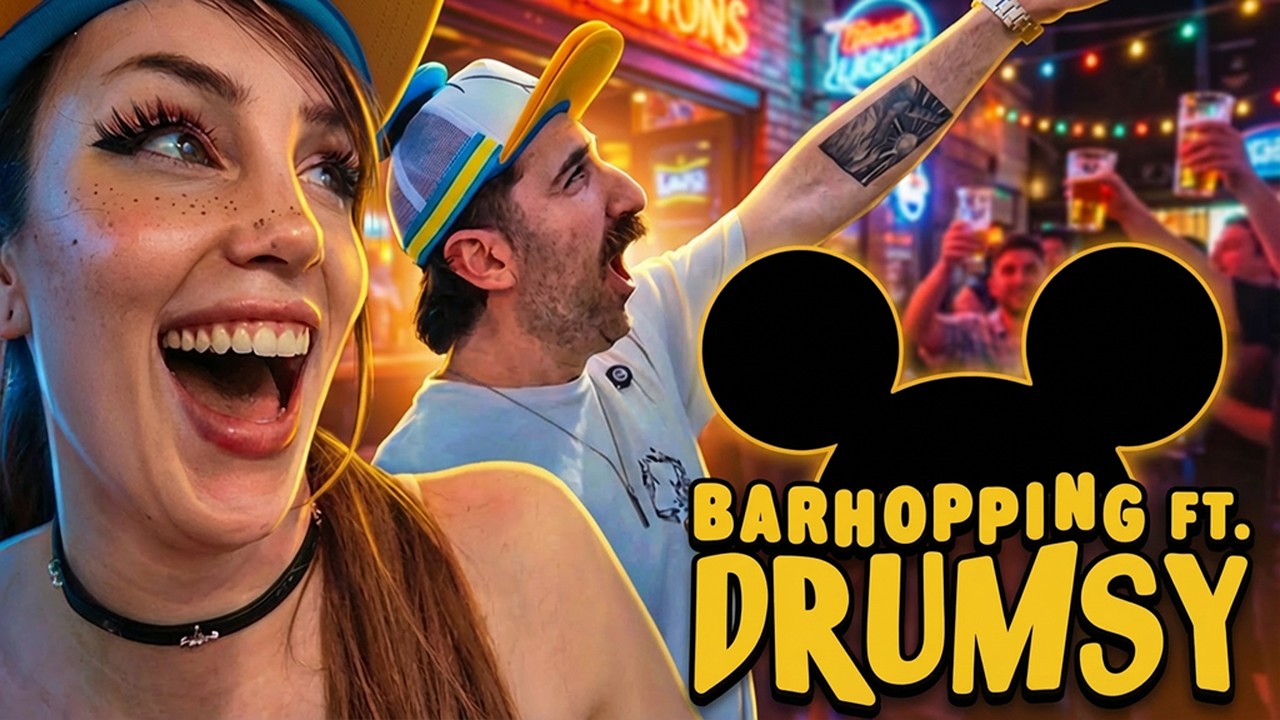 Пробую коктейли в Диснее с участием Drumsy VLOG