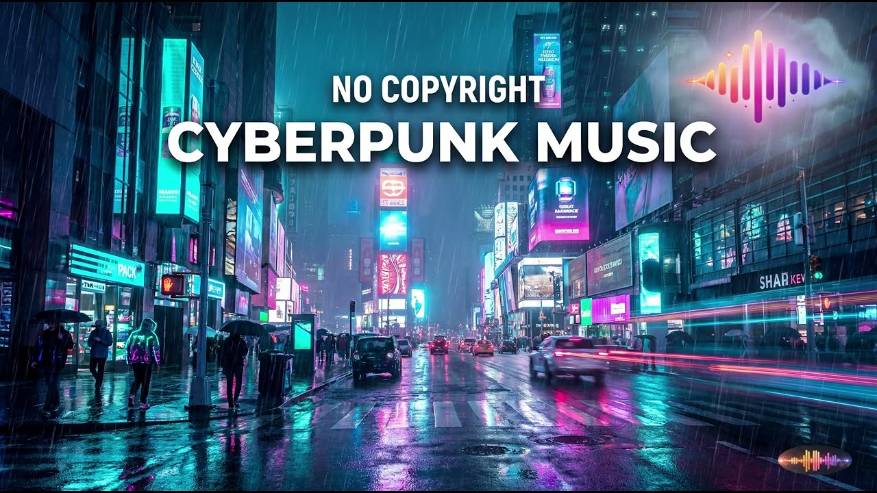 Futuristic Cyber Theme BGM | No Copyright Dark Sci-Fi Synthwave