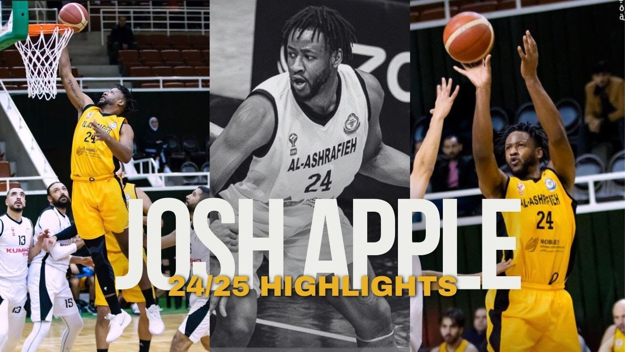 Josh Apple  | Al Ashrafieh | League MVP | Highlights 24/25 #Lowkeyhoops