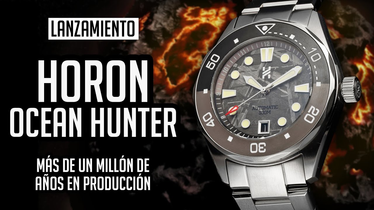 Lanzamiento HORON OCEAN HUNTER: Reloj de Buceo con Esfera de Meteorito y Actitud de Cazador