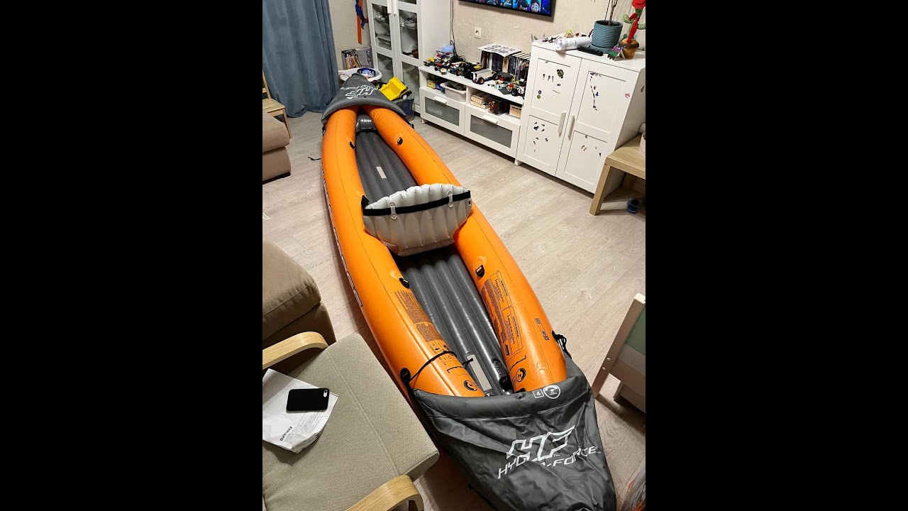 Обзор Байдарки Rapid X3 Kayak Bestway 3-х местная