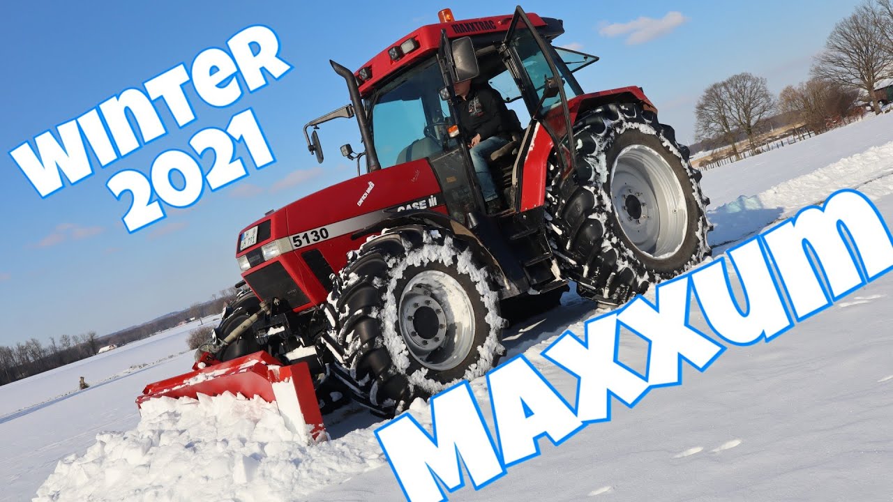 Maxxum Für den Bauern das Beste Teil 2 Winter 2021 Skifahren Trecker-Ski