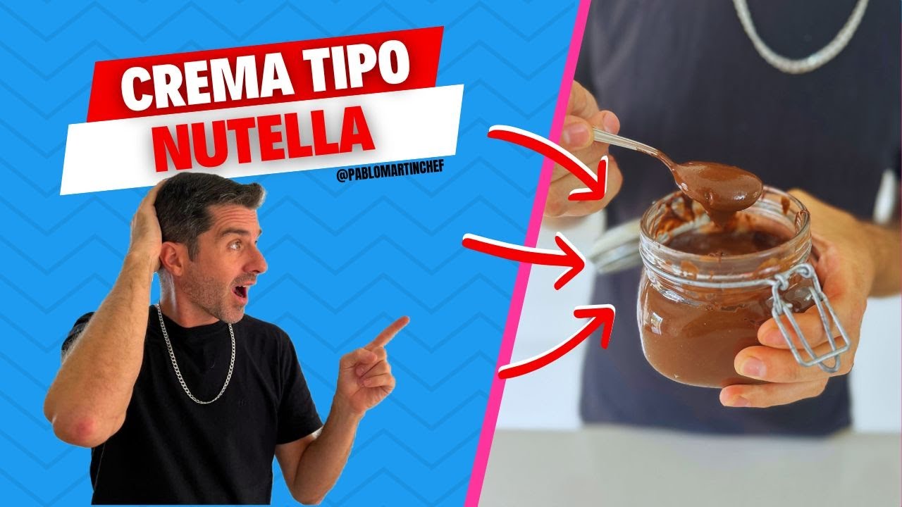 Crema tipo Nutella 100% basada en plantas y con solo 3 ingredientes! 🍫🌱 