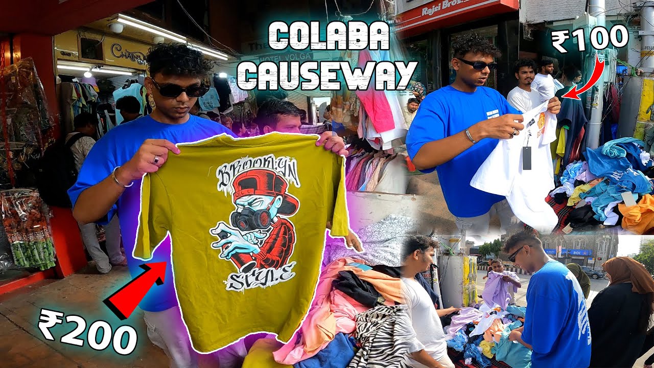 Colaba causeway market | mumbai fashion street | colaba causeway