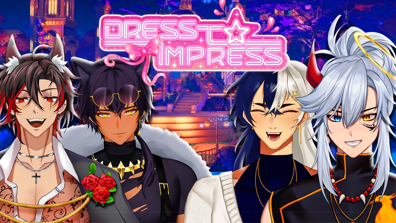 4 Male VTuber Play Dress To Impress