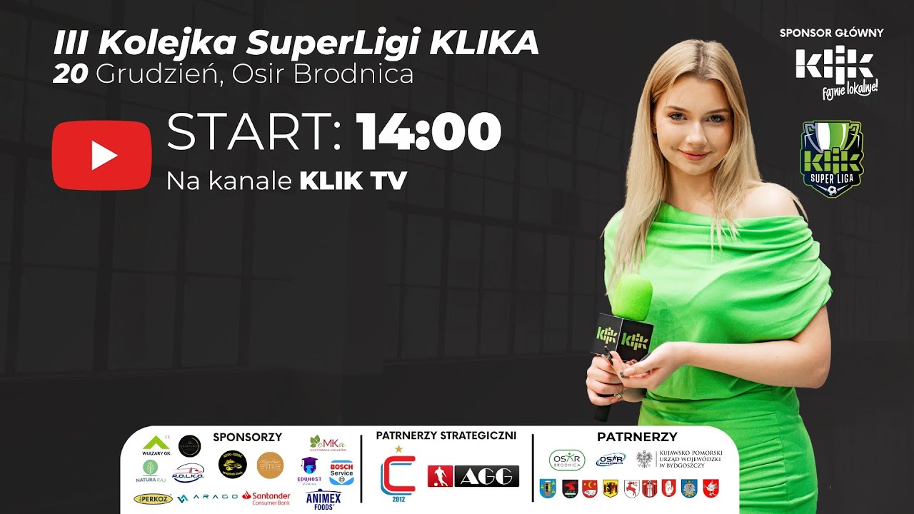TRZECIA KOLEJKA SUPERLIGI KLIKA - 20.12.2025r.