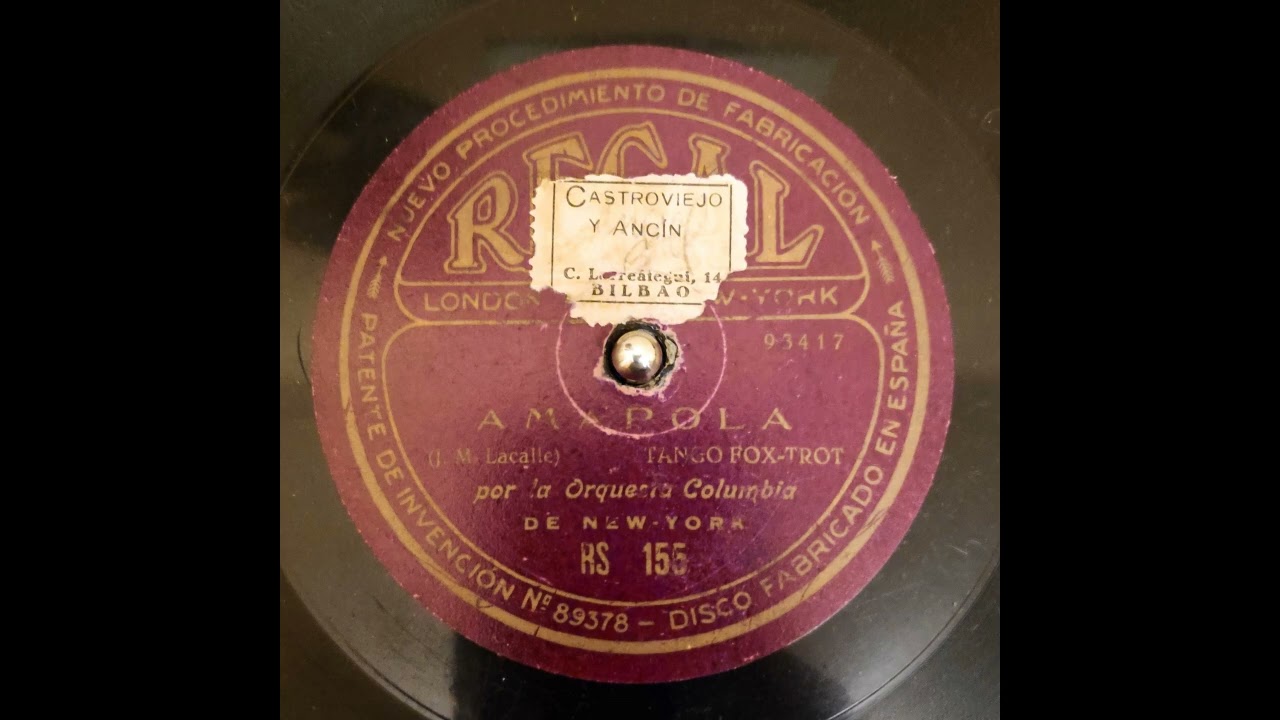Amapola - Orquesta Columbia