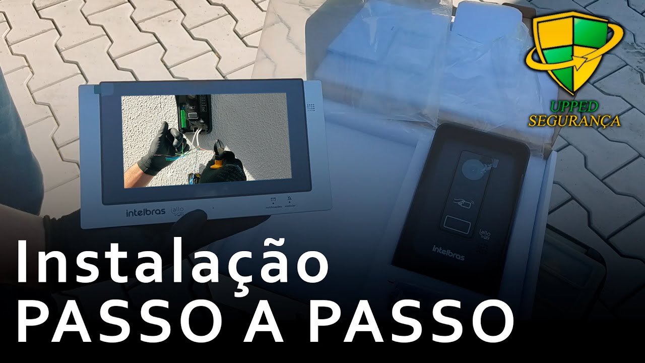 Instalação video porteiro Allo wT7 Intelbras - PASSO A PASSO