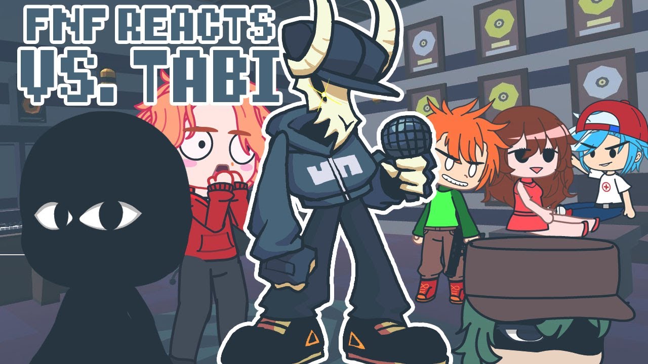 Friday Night Funkin reacts to VS. Tabi with Bob | xKochanx | FNF | Gacha Club