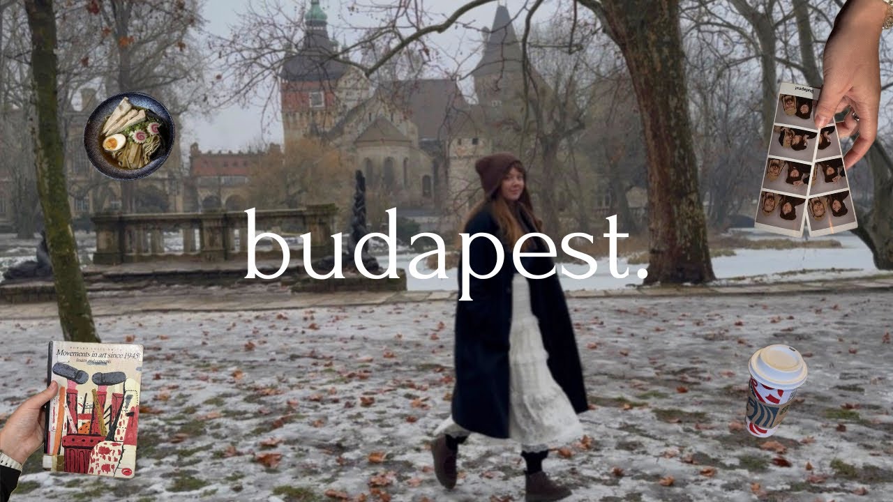 Budapest trip vlog | museums, library & cafés