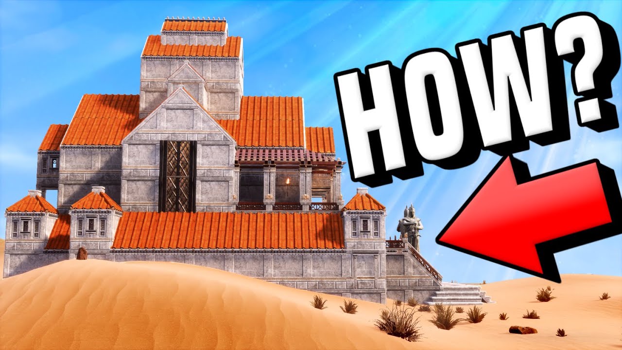 Conan Exiles: How To Build On Uneven Ground