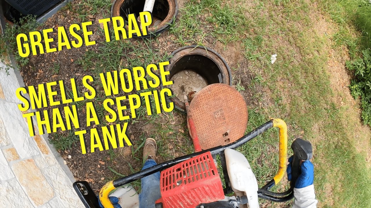 Cleaning a Grease Trap (3 months of Grease)