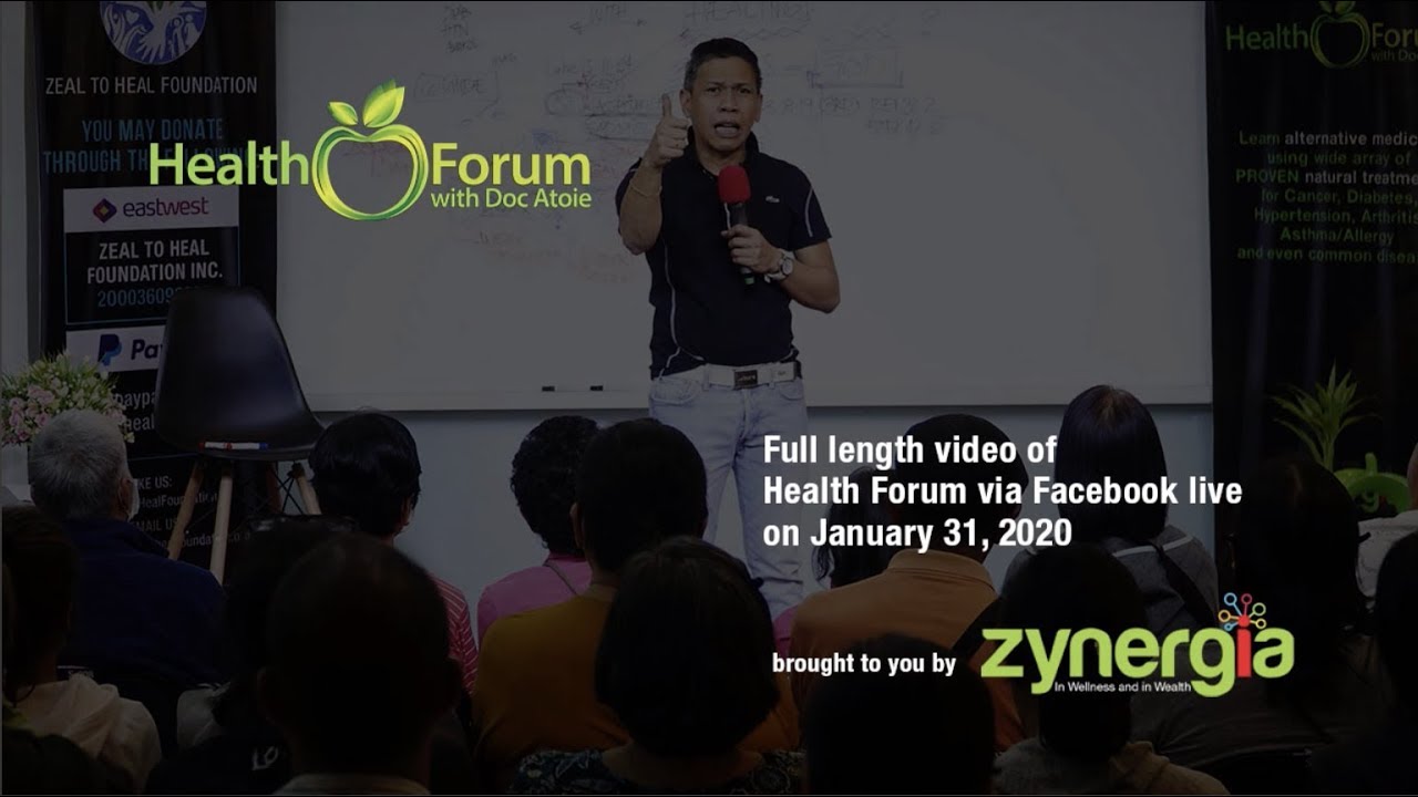 31 January 2020 | Health Forum via Facebook Live