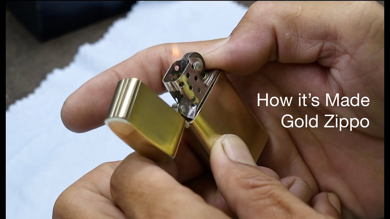 So...we made a Gold Zippo