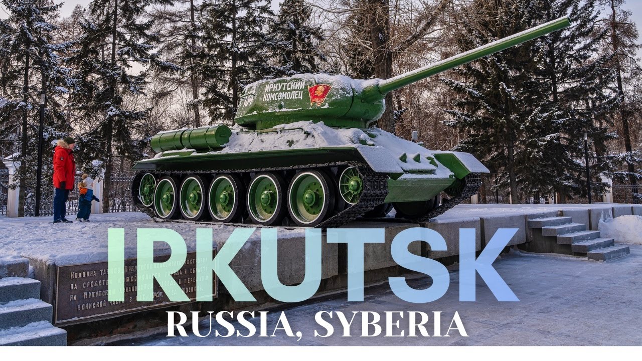 Walking in Siberia in Winter ❄️ Sunny Snowy Irkutsk | Life in Russia&rsquo;s Frozen City