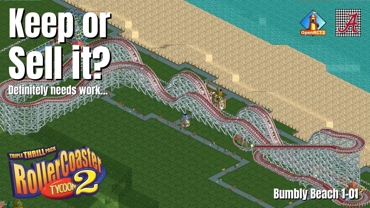 Let's Play - Roller Coaster Tycoon (Bumbly Beach 1-01)