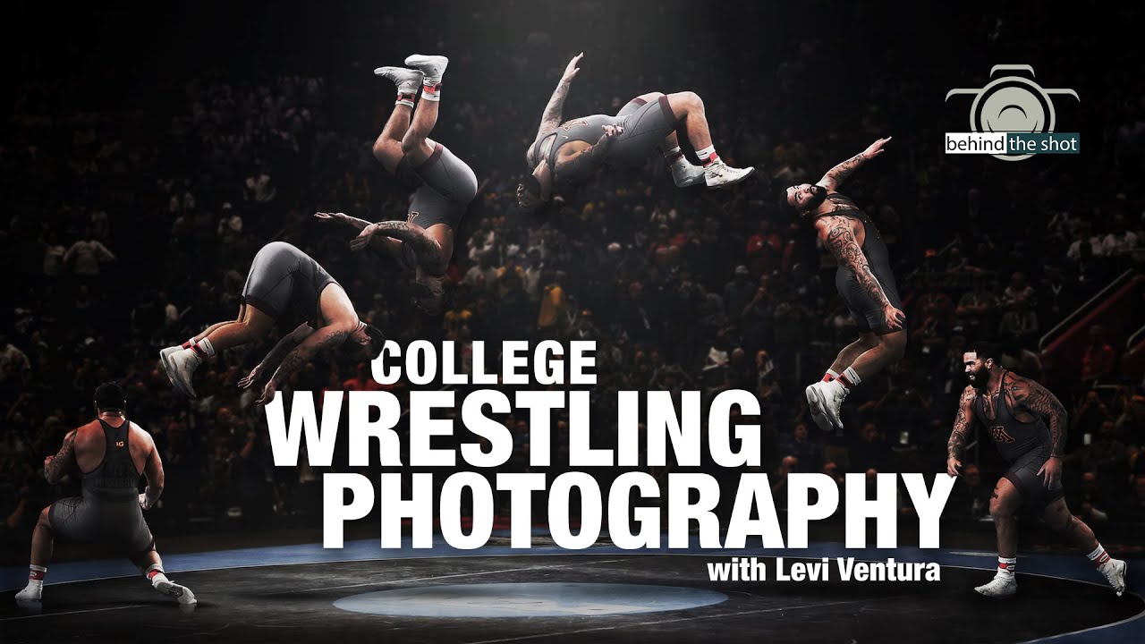 College Wrestling Photography with Levi Ventura