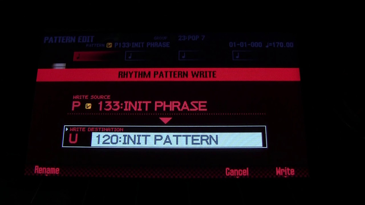 Creating Drum Patterns for Roland FA-06/07/08 synthesizer