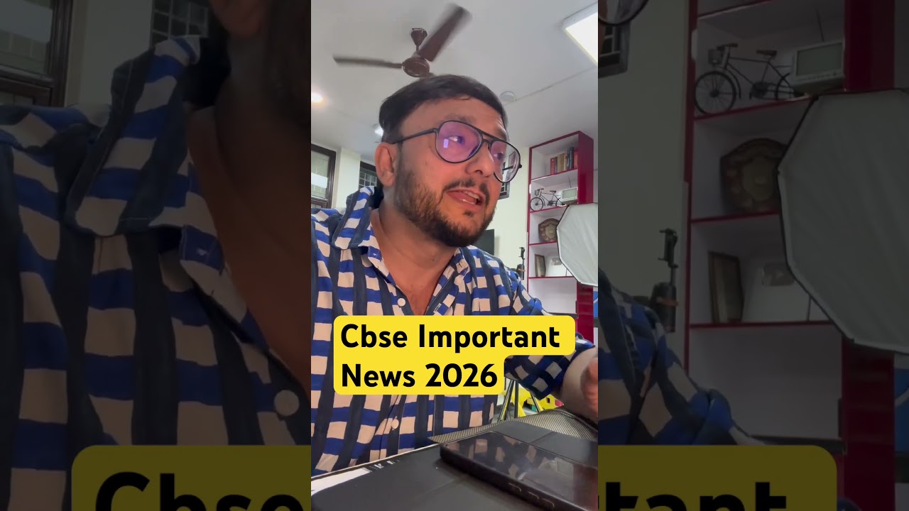 Cbse Important News 2026