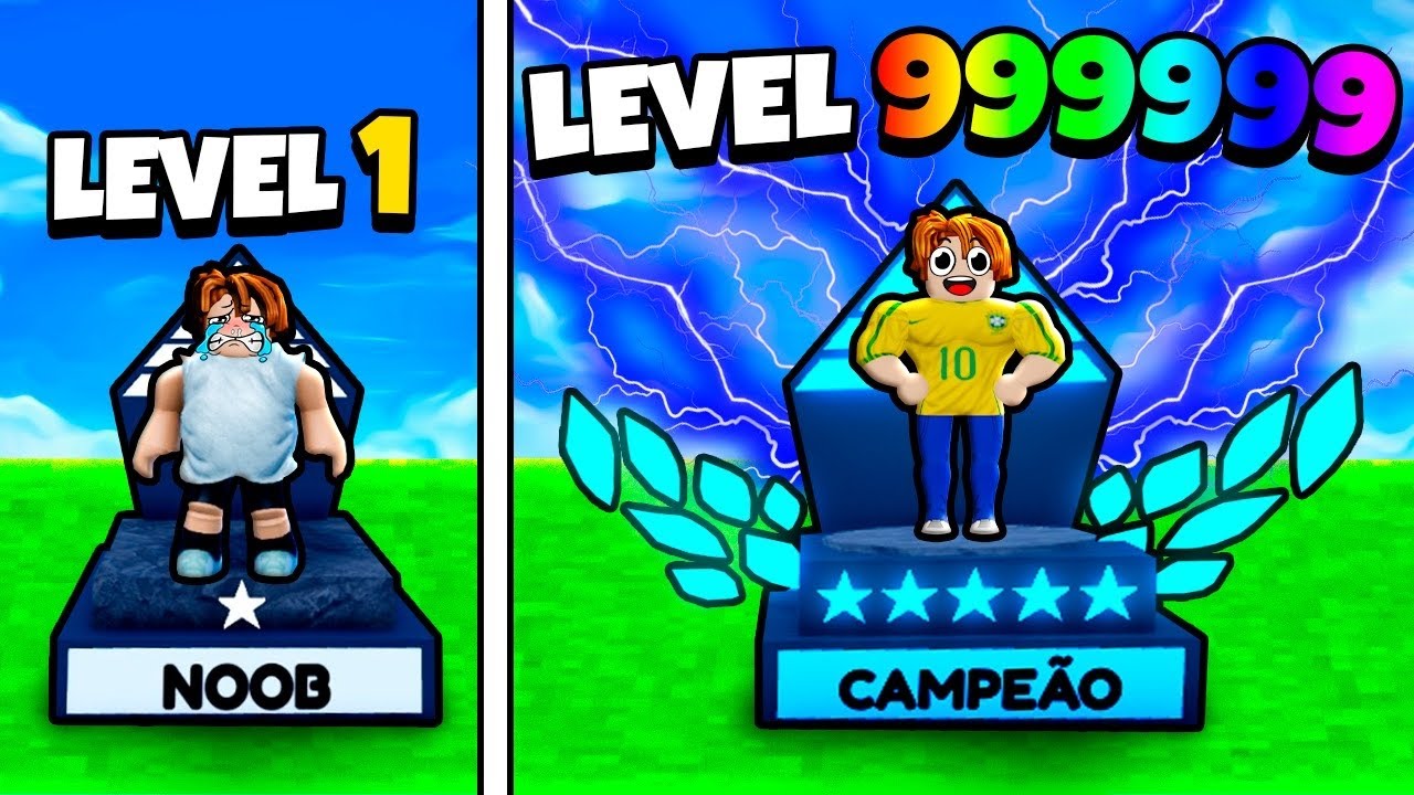 VOCÊ COMEÇA SENDO O PIOR JOGADOR DE FUTEBOL DO MUNDO NO ROBLOX 😪😭😭