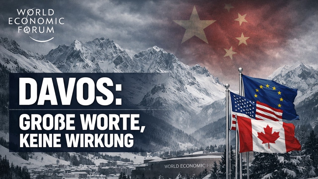 Als &bdquo;historisch&ldquo; verkauft: Davos &ndash; gro&szlig;e Worte, keine Wirkung