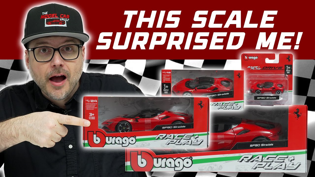 Ferrari Diecasts That Are AFFORDABLE?! | Bburago RACE & PLAY in Every Scale!