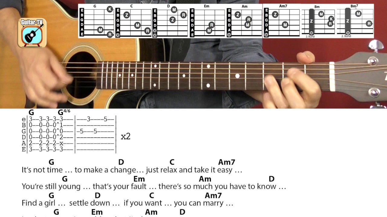 Father And Son- Cat Stevens/Yusuf Islam, Cover, Chords, Lyrics - Guitar Lesson