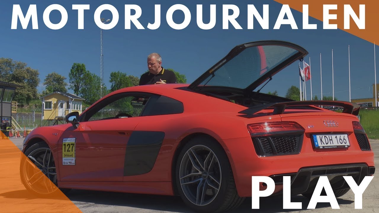 Audi R8 V10 Plus på  Kinnekulle Ring