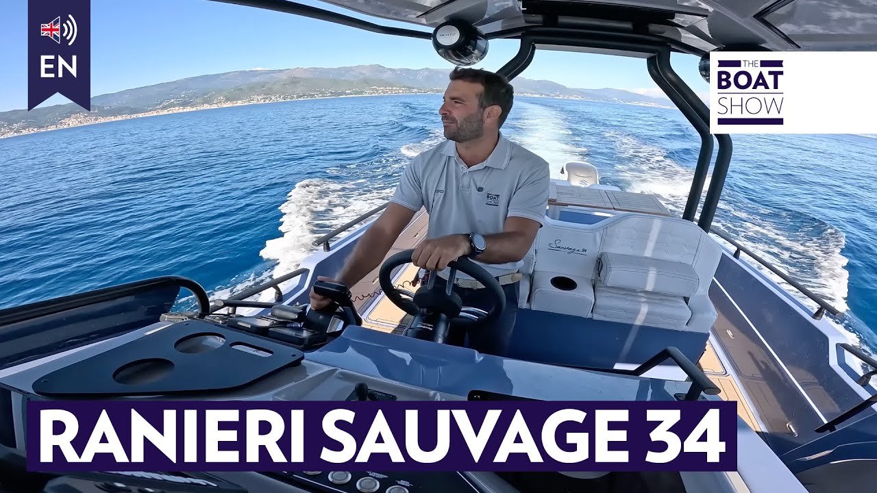 [ENG] RANIERI SAUVAGE 34 – Motor Boat Review & Sea Trial – The Boat Show