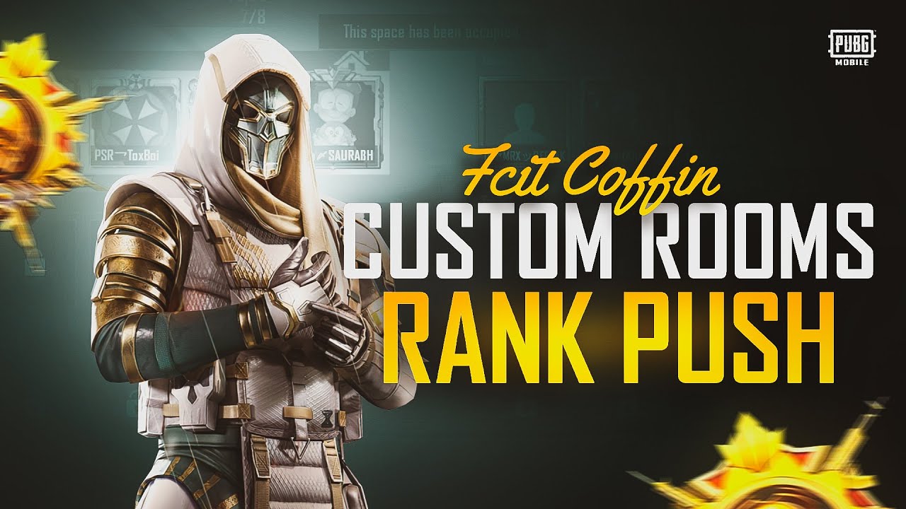 ONLY CHICKEN GAMEPLAY | CUSTOM ROOM | | UC & ROYAL PASS GIVEAWAYS | PUBG MOBILE | FCIT COFFIN