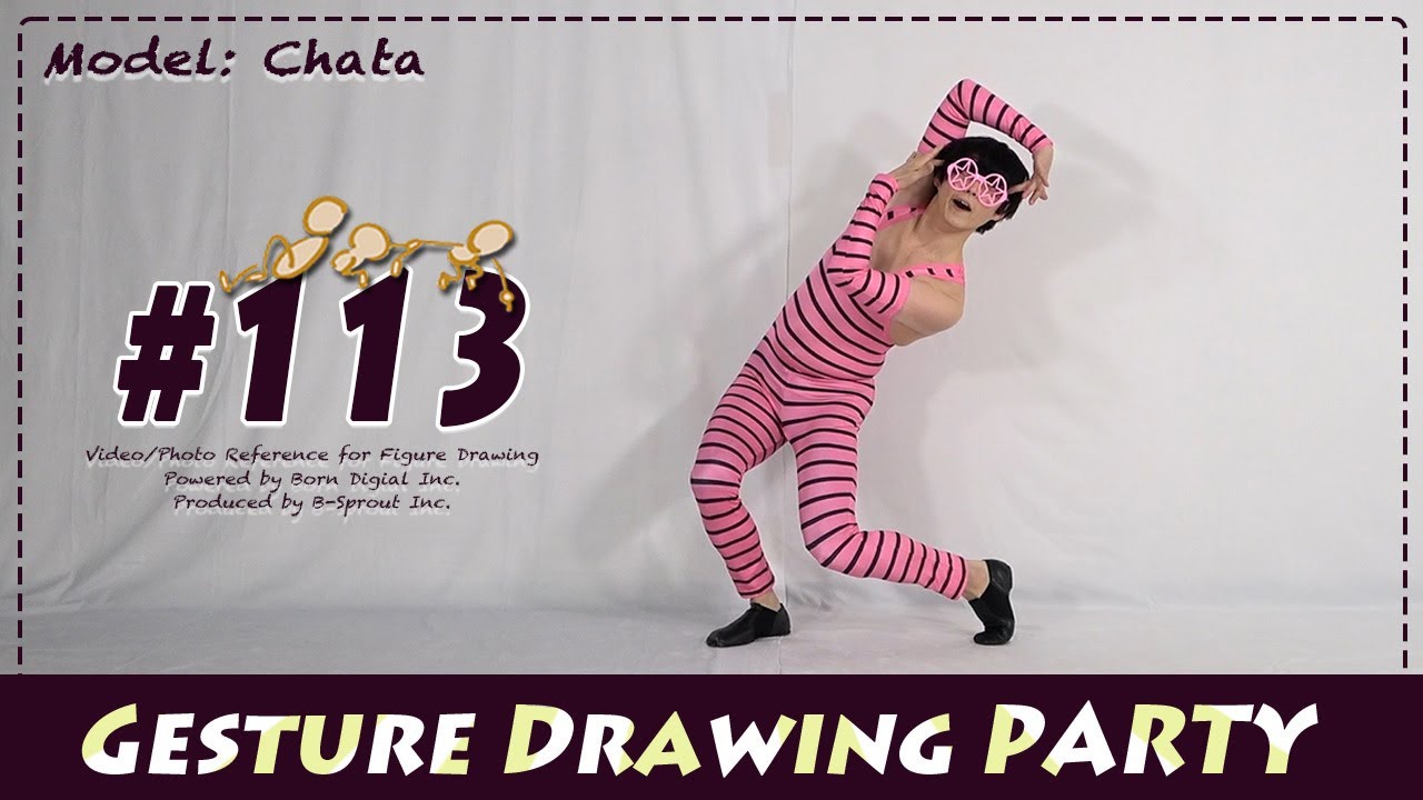 GESture DRAWing Party : #113 Chata/チャタ　－Video/Photo Reference for Figure Drawing－