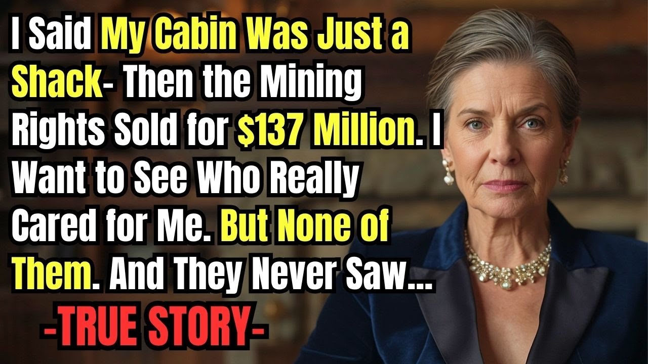 HER TRUE STORY FROM ALASKA 👵💔 I Said My Cabin Was Just a Shack—Then Mining Rights Sold $137 Million…