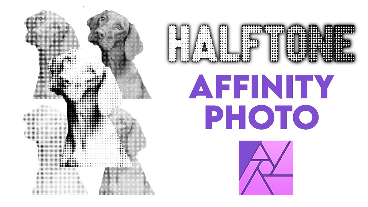 HALFTONE / MEDIOS TONOS en Affinity Photo