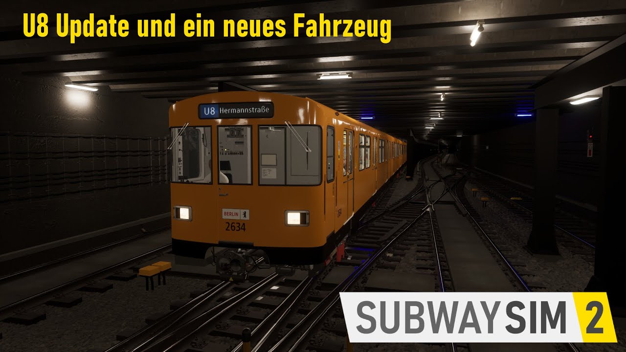 Let´s Play SubwaySim 2: #012 - U8-Update mit kleiner Pendelfahrt
