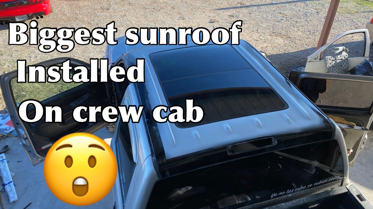 HOW TO... Custom panoramic sunroof on Silverado/Sierra P.1