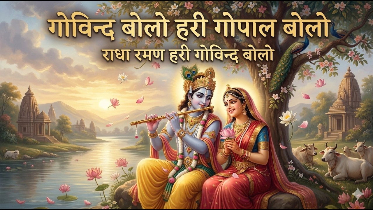 Govind Bolo Hari Gopal Bolo | Peaceful Meditation Bhajan | Soulful Female Voice | Krishna Mantra