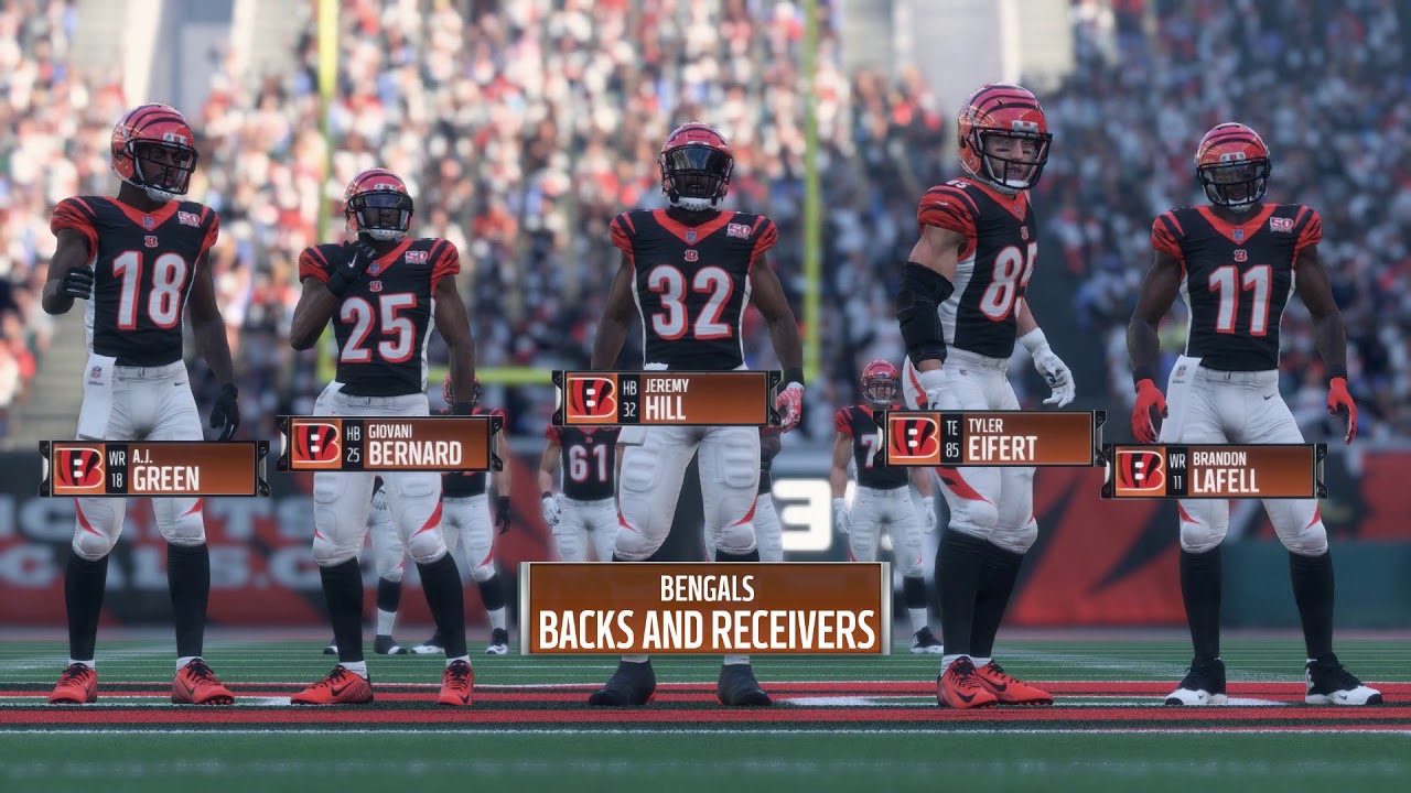 Madden 18 Seattle Seahawks vs Cincinnati Bengals