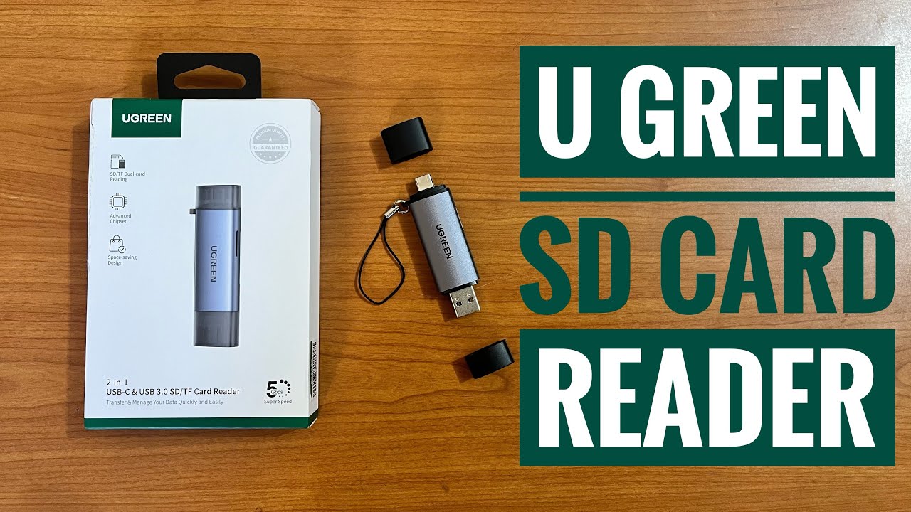 U GREEN SD CARD READER TYPE A and TYPE C  3.0