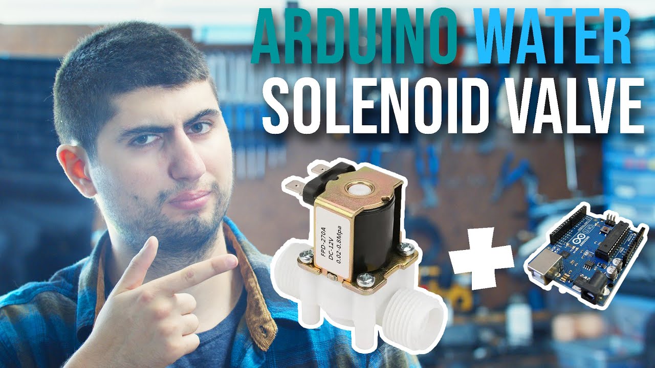 Control WATER with a 12V SOLENOID & ARDUINO! #arduino #esp32