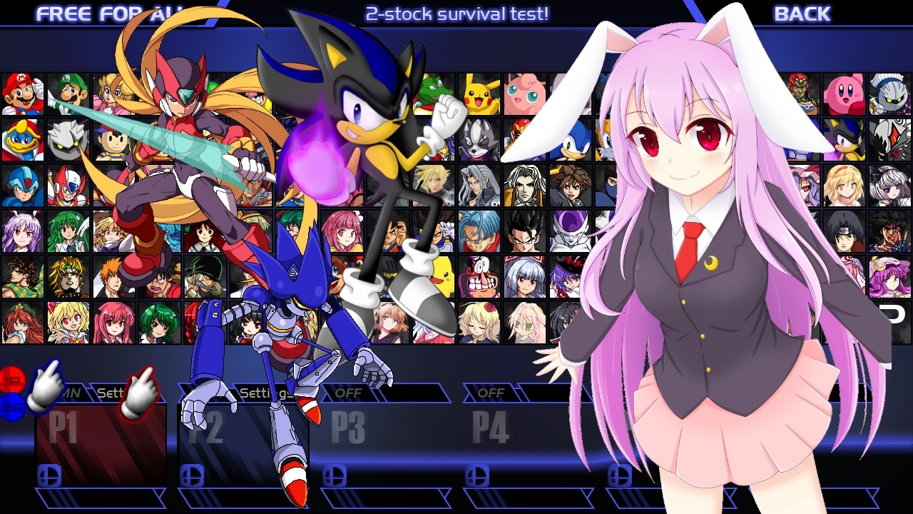 SUPER SMASH BROS CMC V1.1 UNLOCK MEGA MAN ZERO & SEELKADOOM & MECHA SONIC