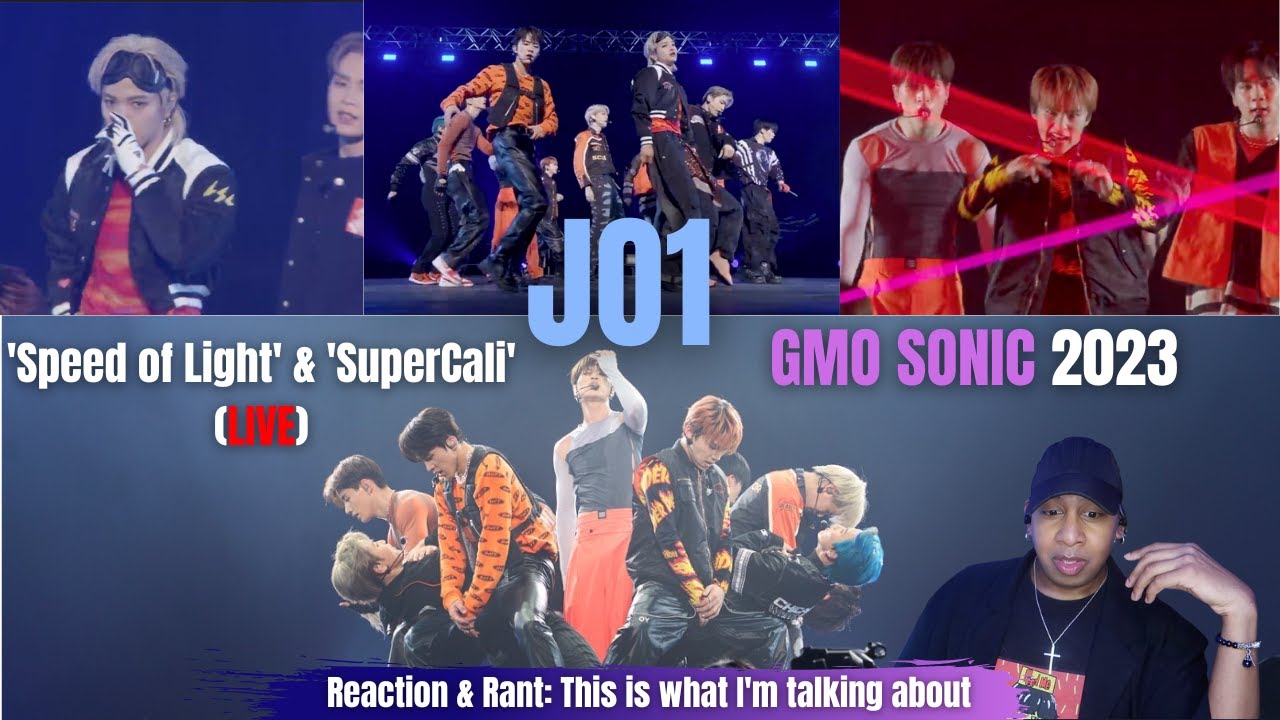 My reaction to JO1 'Speed of Light' & 'SuperCali' (LIVE) at GMO SONIC 2023
