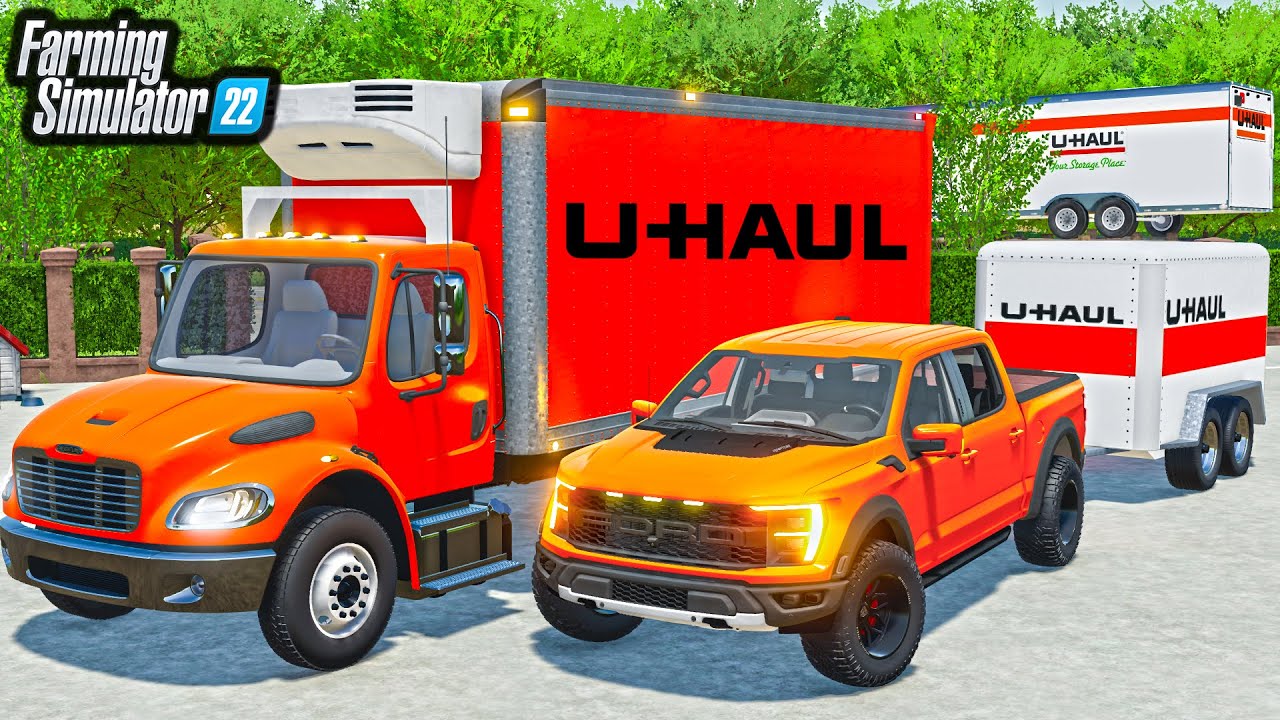 I INVESTED $200,000 AT THE U-HAUL STORE! (NEW TRUCKS + TRAILERS) |  FS22