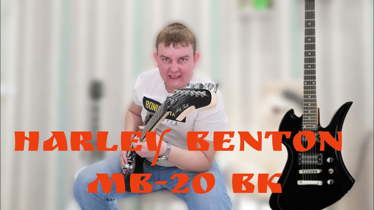 ОБЗОР гитары Harley Benton MB-20, новая,клёвая!!!!!!