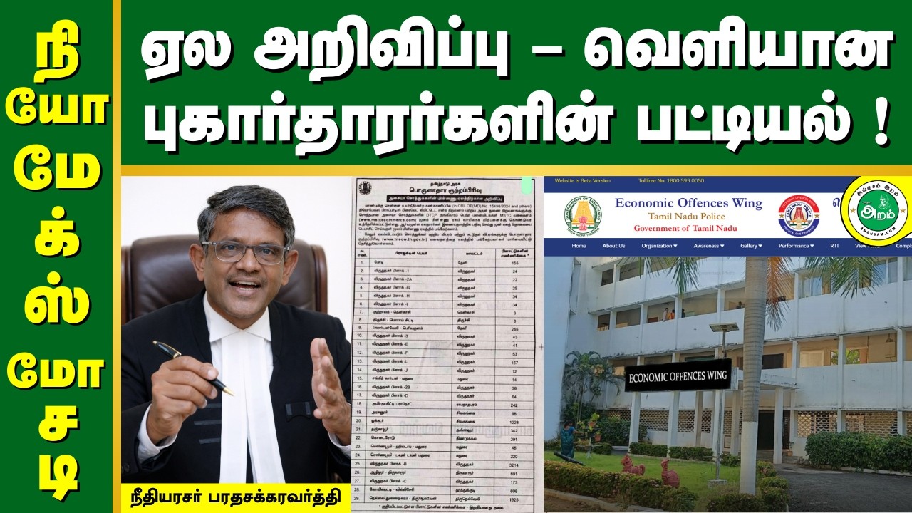NEOMAX | நியோமேக்ஸ் ! ஏல அறிவிப்பு – வெளியான புகார்தாரர்களின் பட்டியல் ! #neomax #angusam