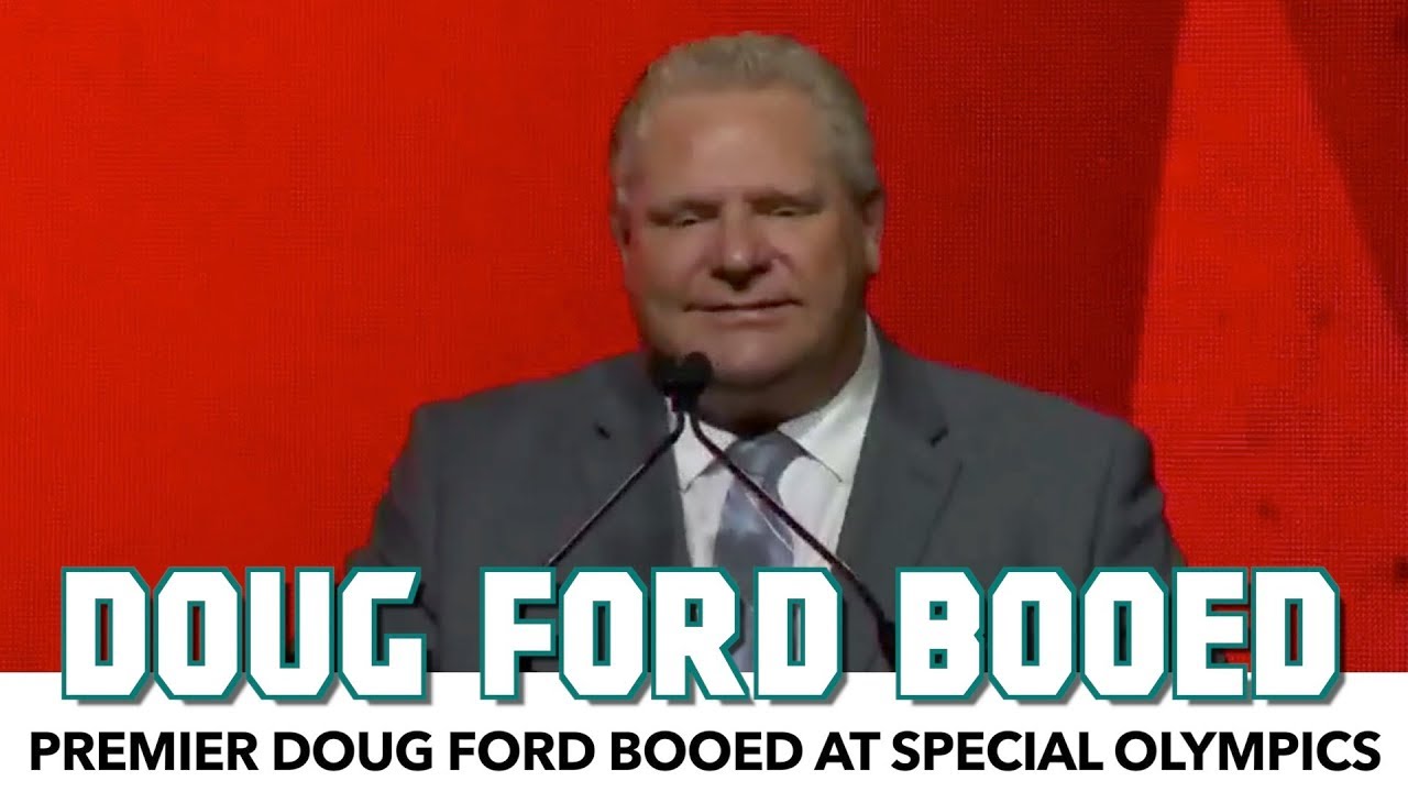Premier Doug Ford Booed At The Special Olympics