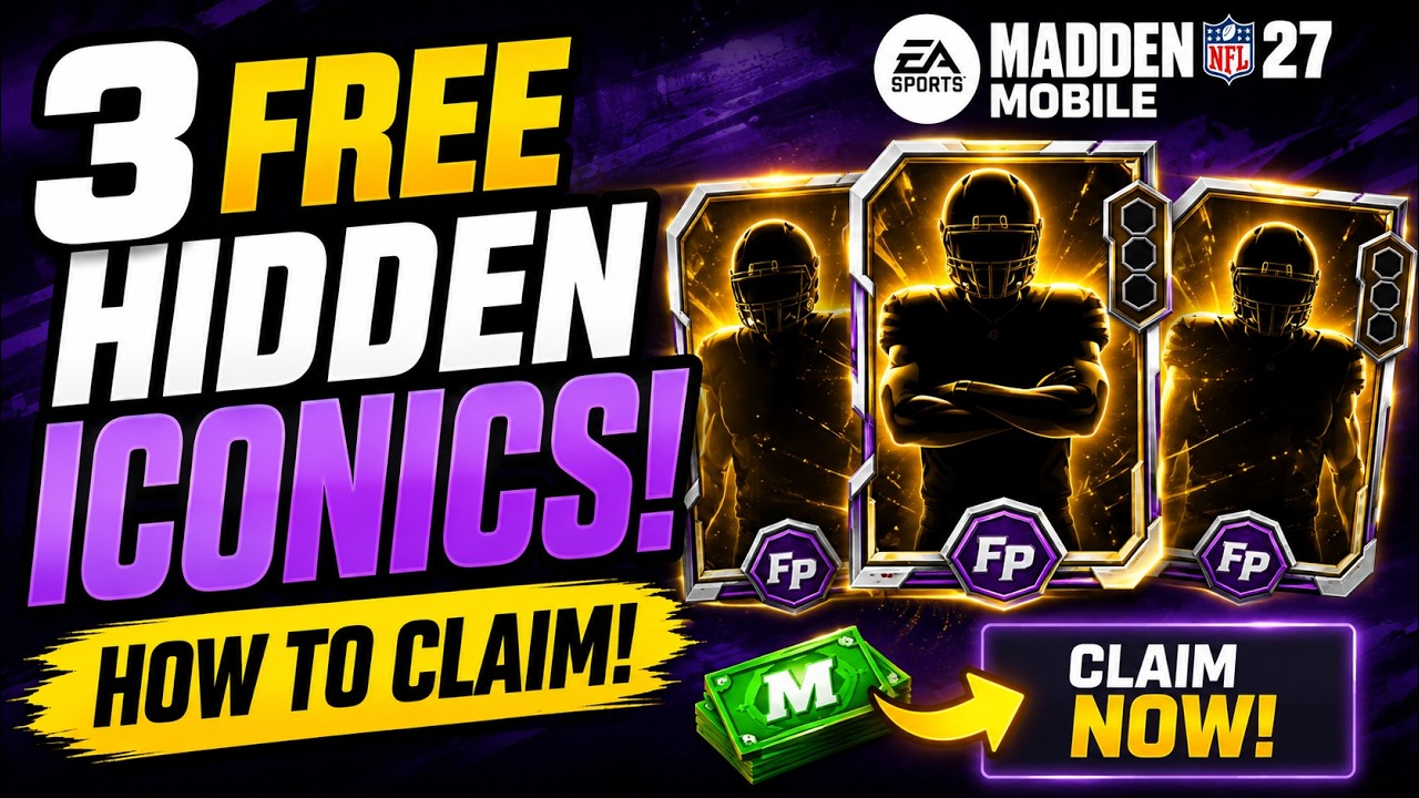 3 БЕСПЛАТНЫХ СКРЫТЫХ ЗНАКОВЫХ ПРЕДМЕТА! КАК ИХ ПОЛУЧИТЬ! Madden Mobile 27